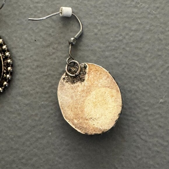 Lot of antique and vintage beautiful black onyx jewelery - Picture 2 of 16